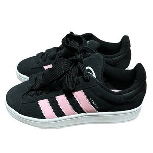 Adidas Campus Sneakers Black & Pink Women’s Size: 8.5 NWOT
